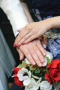 結婚式の結婚指輪‗天白区_アートジュエリー緑