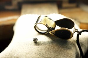 婚約指輪をダイヤモンドのペンダントにリフォームジュエリー_天白区_アートジュエリー緑制作進行