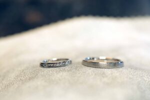婚約指輪のサイズ直しからご縁をいただき_結婚指輪の制作進行_天白区_アートジュエリー緑