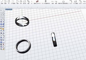 メンズピンキーリング完成。お客様の笑顔が最高のご褒美_天白区_アートジュエリー緑制作進行