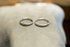 結婚50周年の結婚指輪をお持ち込みいただきました_天白区_アートジュエリー緑修理進行