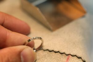 世界にひとつ、ふたりの想いを融合した結婚指輪💍✨_天白区_アートジュエリー緑制作進行